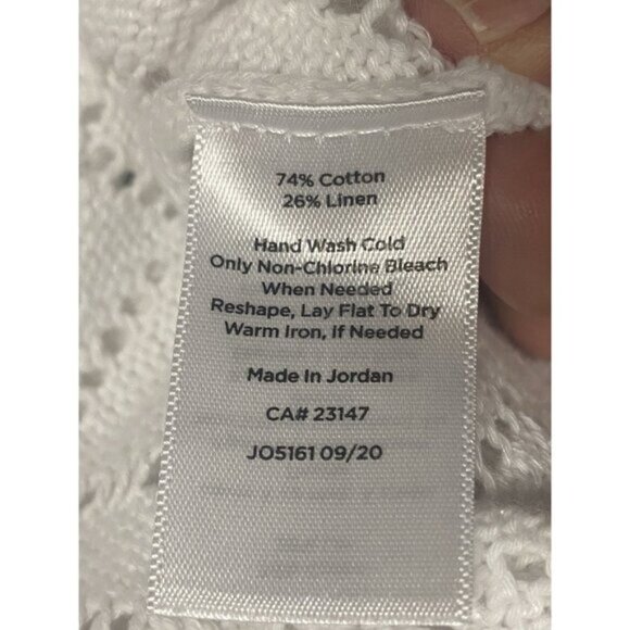 Talbots White Crew Neck Sweater - Picture 5 of 5